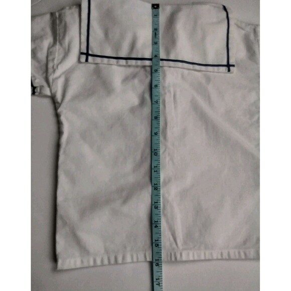 Hartstrings Boys Sailor Shirt 4T Red White & Blue Nautical 4th July 100% Cotton - Picture 8 of 8
